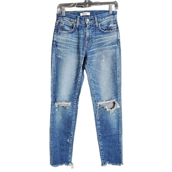 MOUSSY VINTAGE Ingraham Skinny Denim Jeans Dark Blue Size 25 - Picture 9 of 14